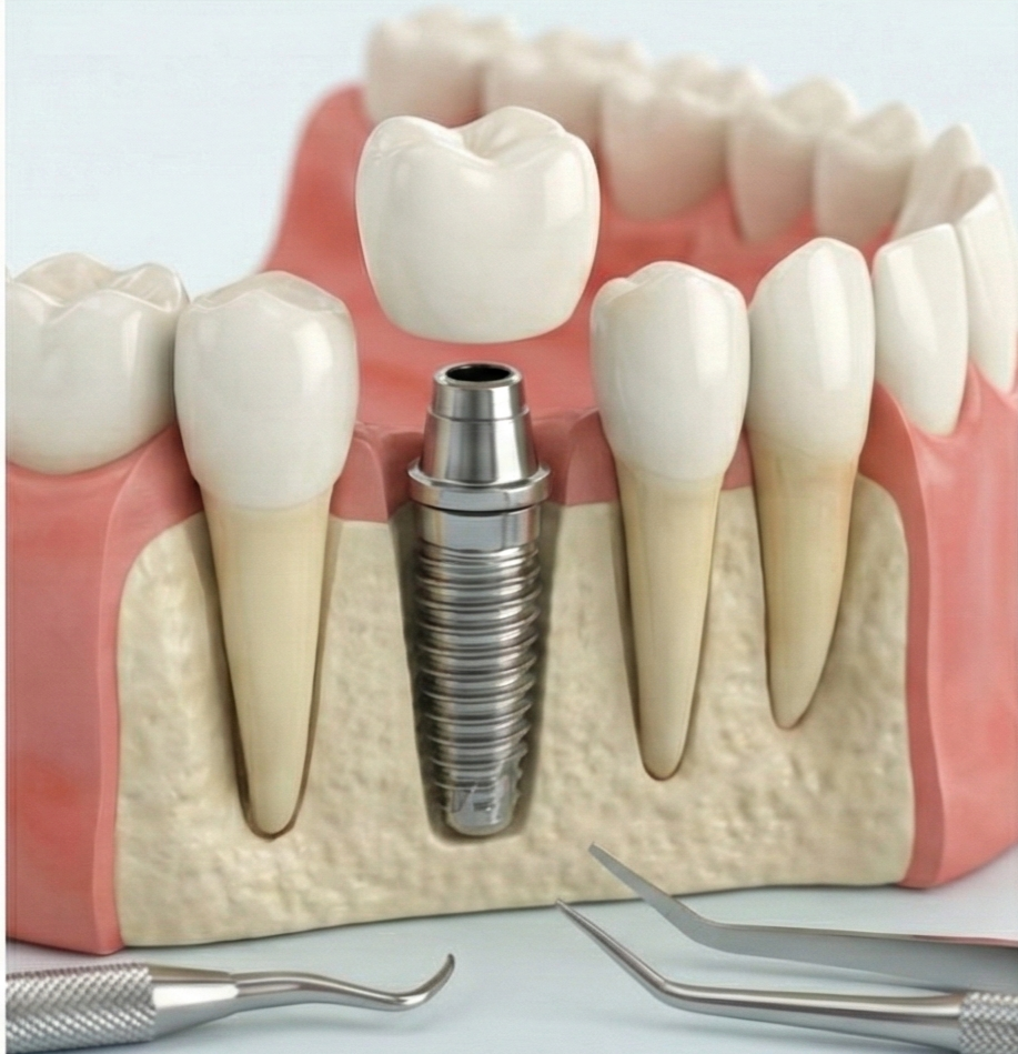 Restoring missing teeth with affordable dental implants and ceramic crowns