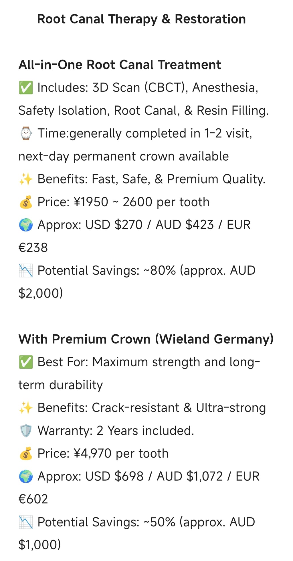 Root Canal Treatment