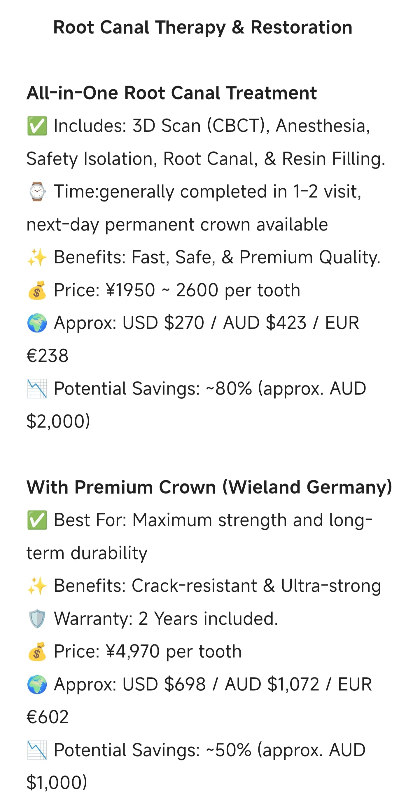 Root Canal Treatment